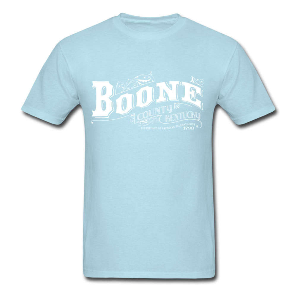 Boone County Ornate T-Shirt - powder blue