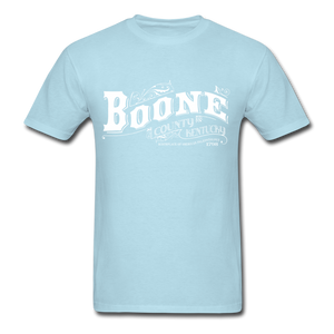 Boone County Ornate T-Shirt - powder blue