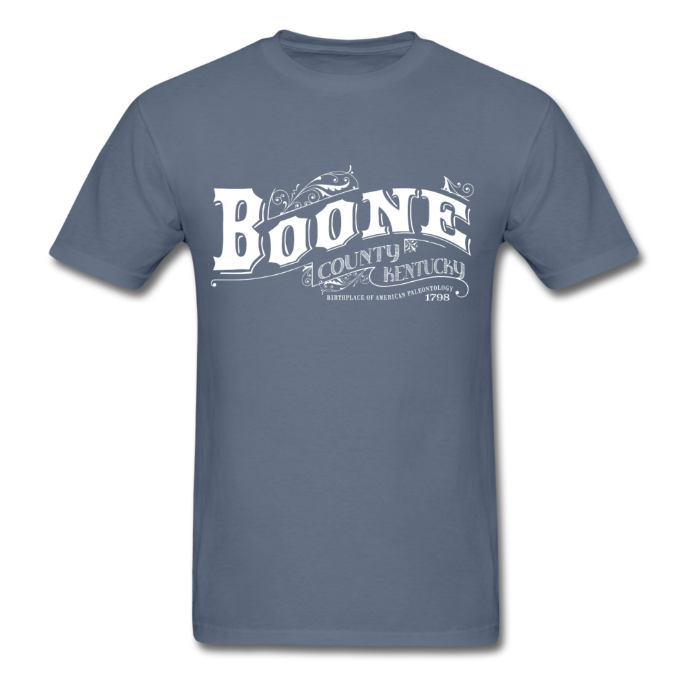 Boone County Ornate T-Shirt - denim