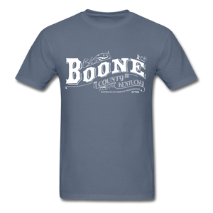 Boone County Ornate T-Shirt - denim