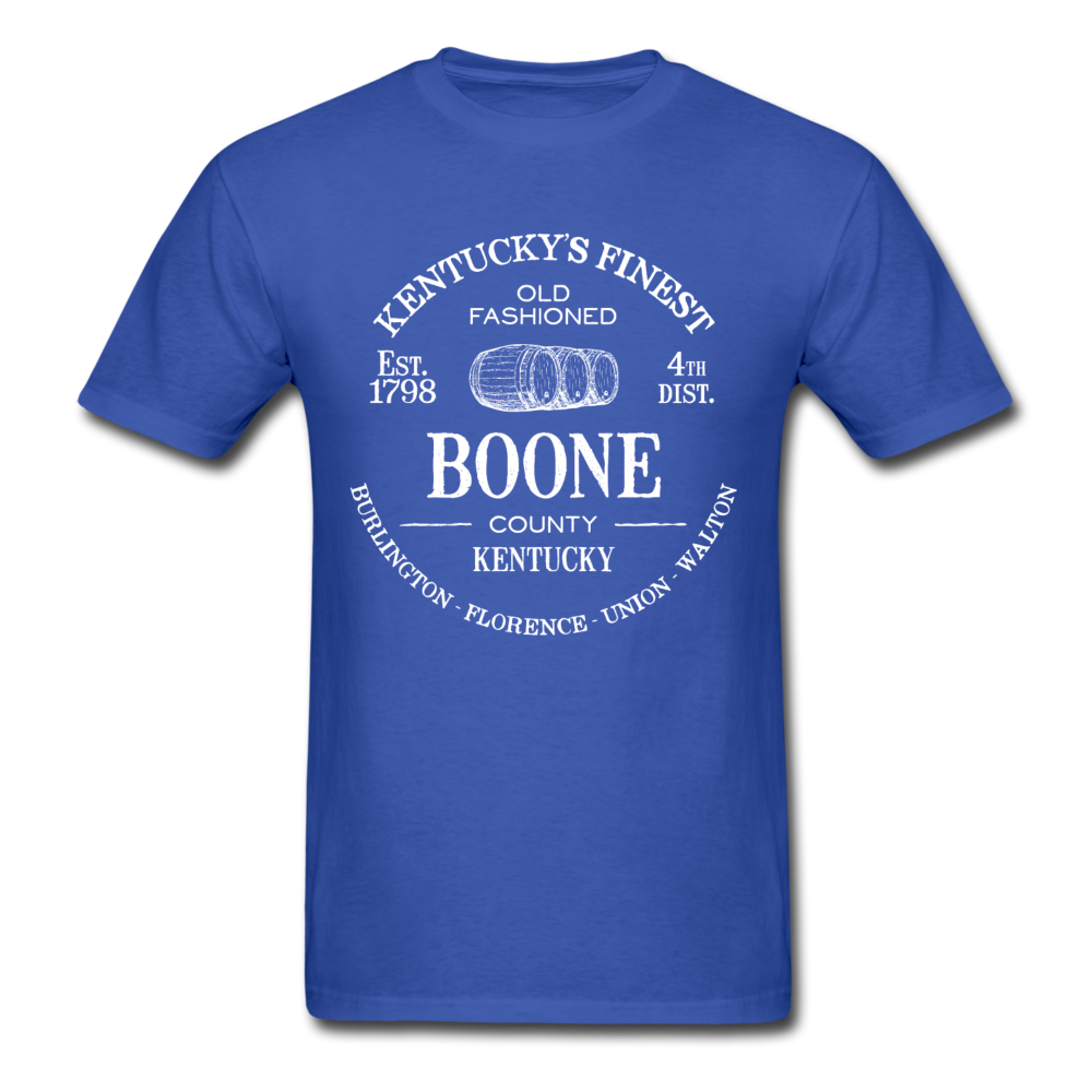 Boone County Vintage KY's Finest T-Shirt - royal blue