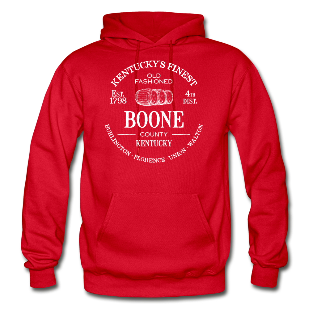 Boone County Vintage KY's Finest Hoodie - red