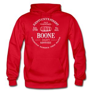 Boone County Vintage KY's Finest Hoodie - red