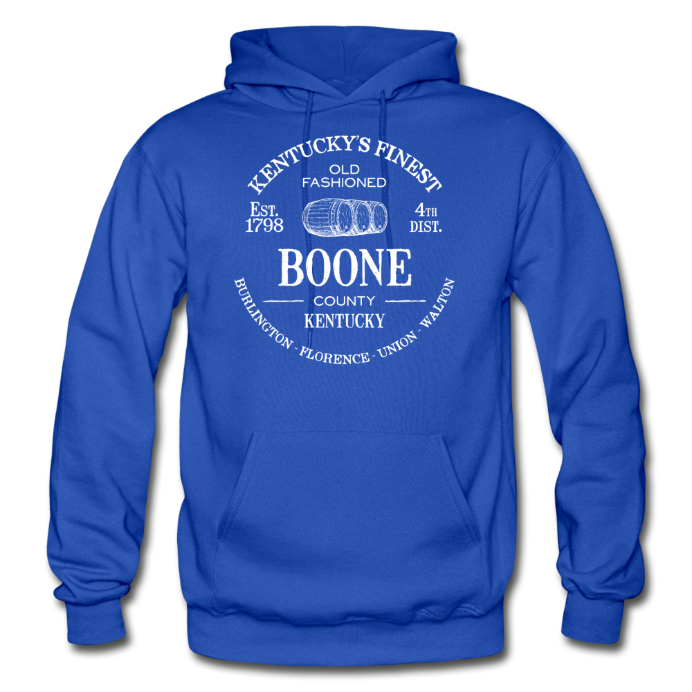 Boone County Vintage KY's Finest Hoodie - royal blue