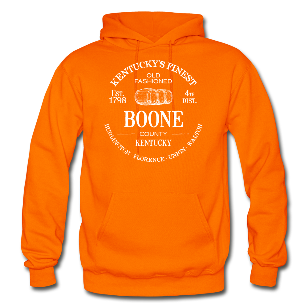 Boone County Vintage KY's Finest Hoodie - orange