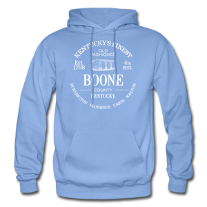 Boone County Vintage KY's Finest Hoodie - carolina blue