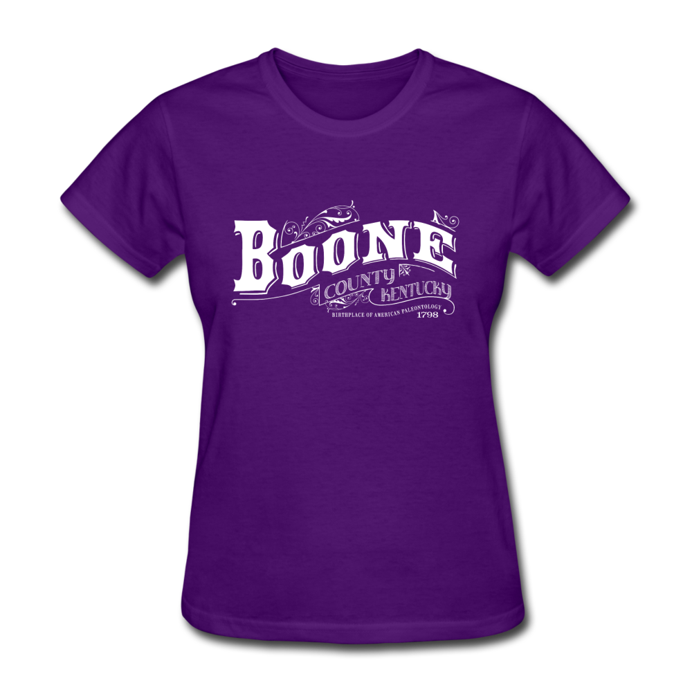 Boone County Ornate Women's T-Shirt - purple