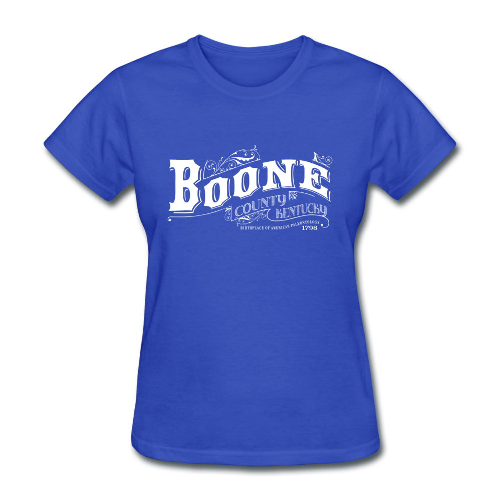 Boone County Ornate Women's T-Shirt - royal blue