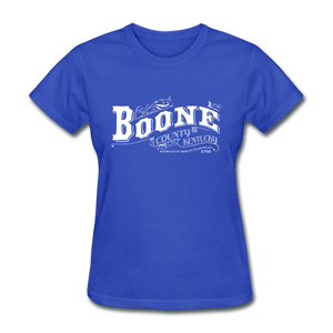 Boone County Ornate Women's T-Shirt - royal blue