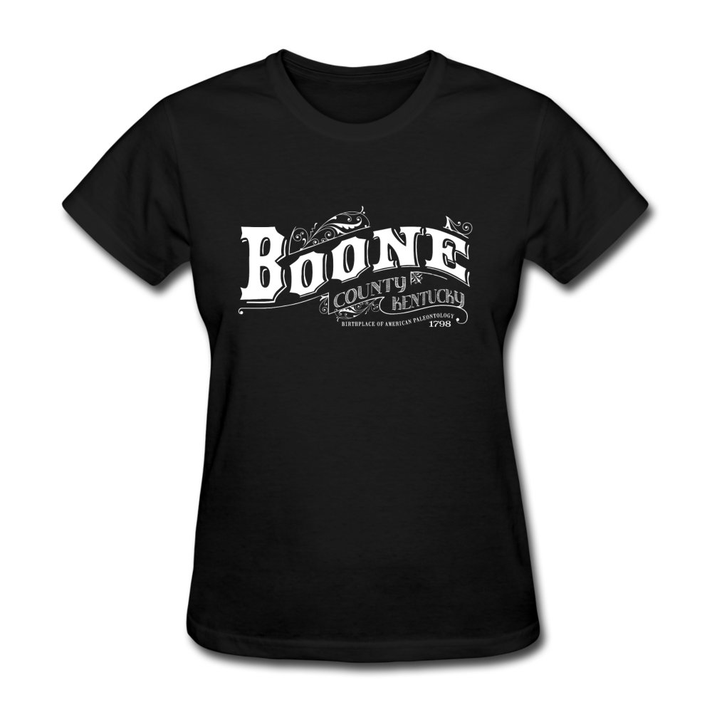 Boone County Ornate Women's T-Shirt - black