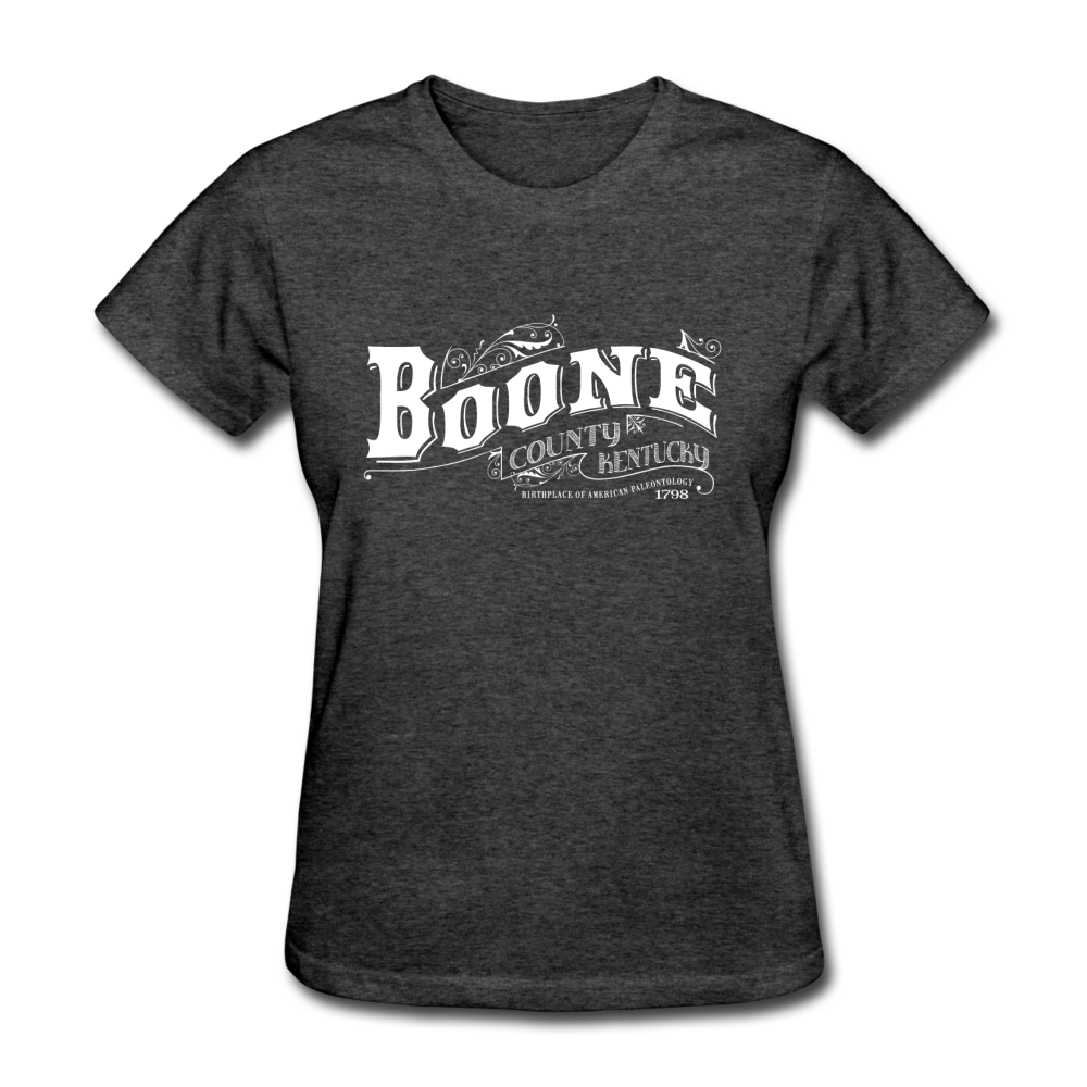 Boone County Ornate Women's T-Shirt - heather black