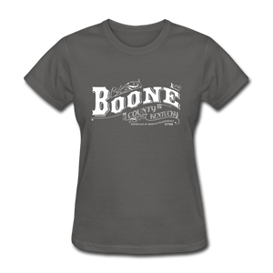 Boone County Ornate Women's T-Shirt - charcoal