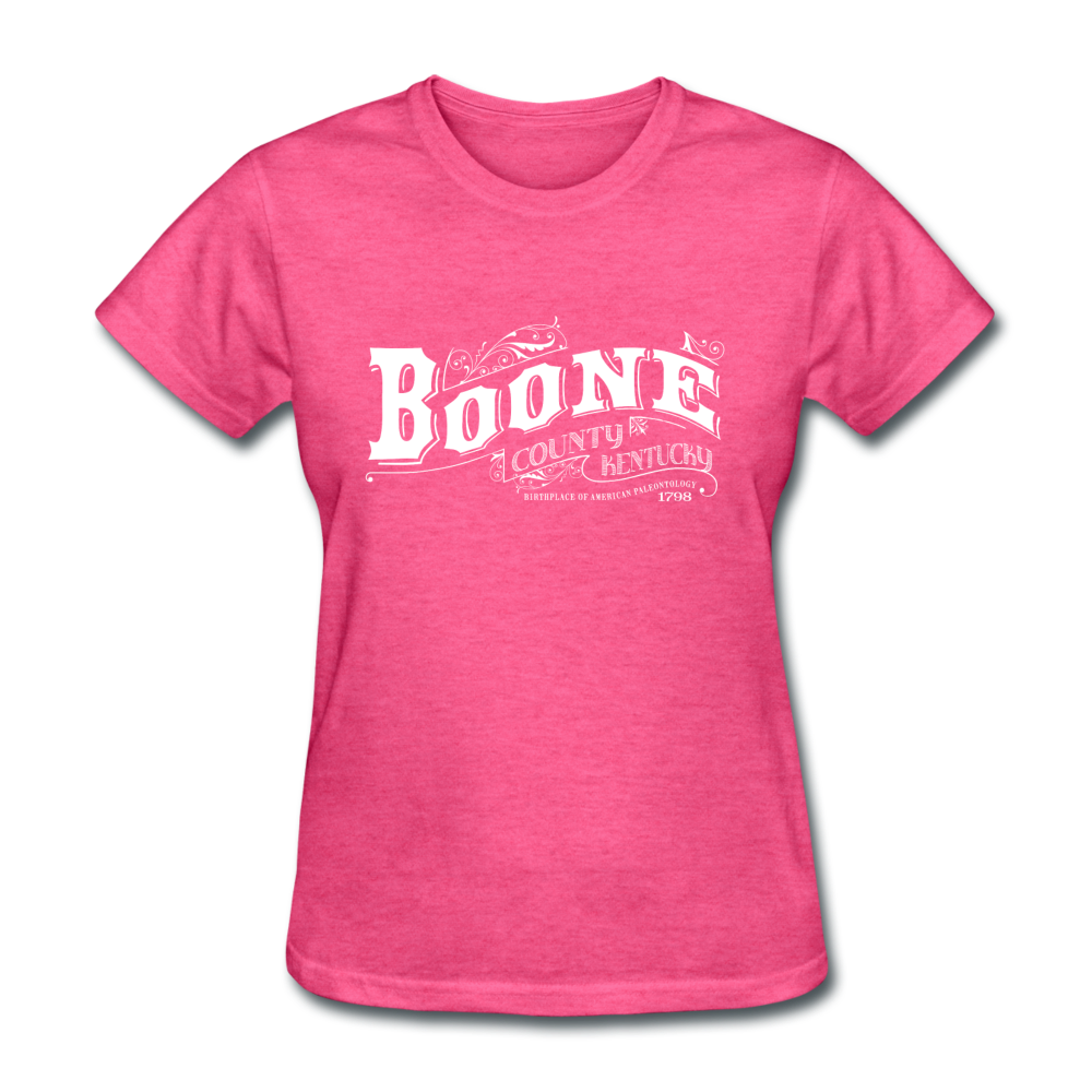 Boone County Ornate Women's T-Shirt - heather pink