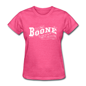 Boone County Ornate Women's T-Shirt - heather pink