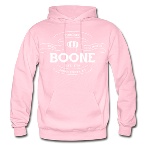 Boone County Vintage Banner Hoodie - light pink