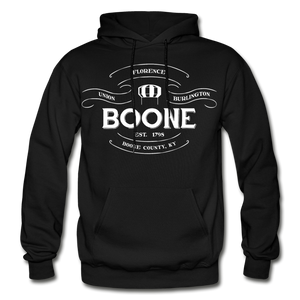 Boone County Vintage Banner Hoodie - black