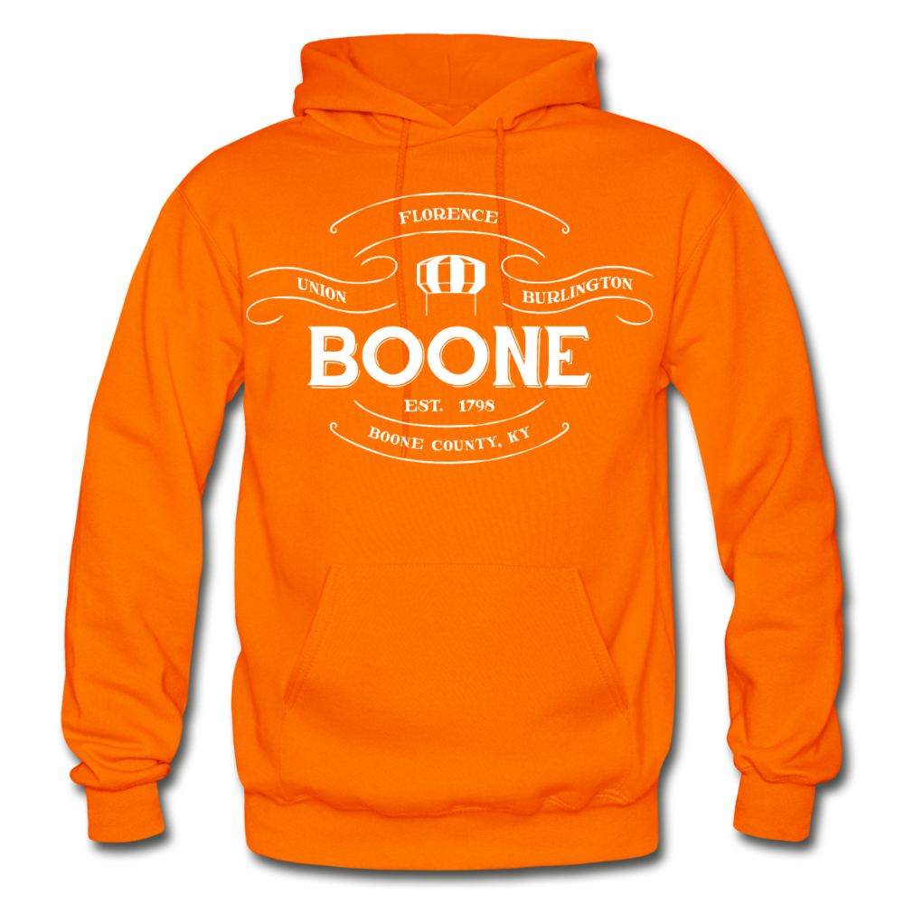 Boone County Vintage Banner Hoodie - orange