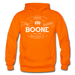 Boone County Vintage Banner Hoodie - orange