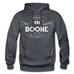 Boone County Vintage Banner Hoodie - charcoal gray