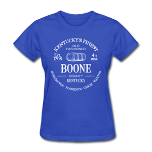 Boone County Vintage KY's Finest Women's T-Shirt - royal blue