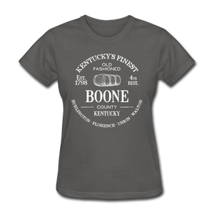 Boone County Vintage KY's Finest Women's T-Shirt - charcoal