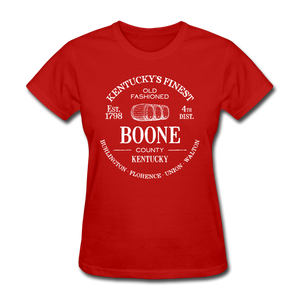 Boone County Vintage KY's Finest Women's T-Shirt - red