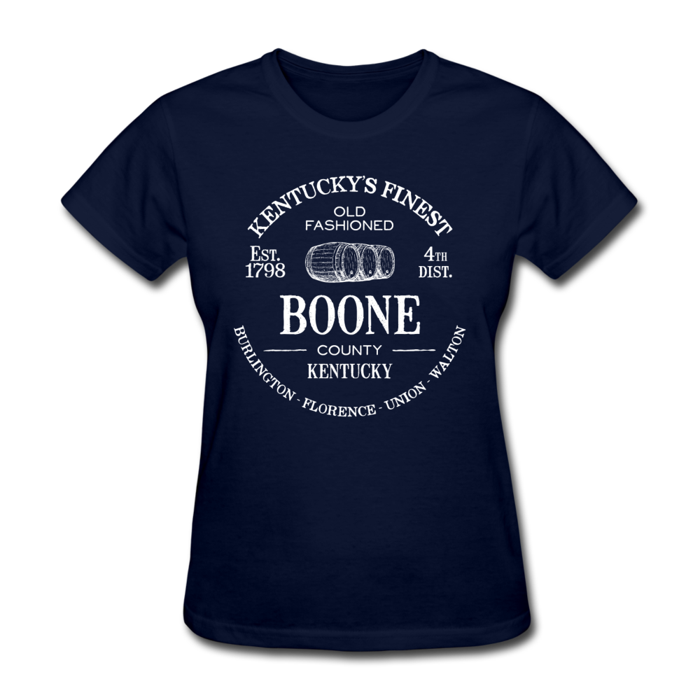 Boone County Vintage KY's Finest Women's T-Shirt - navy