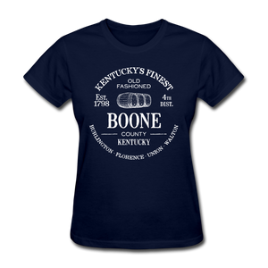 Boone County Vintage KY's Finest Women's T-Shirt - navy