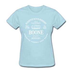 Boone County Vintage KY's Finest Women's T-Shirt - powder blue