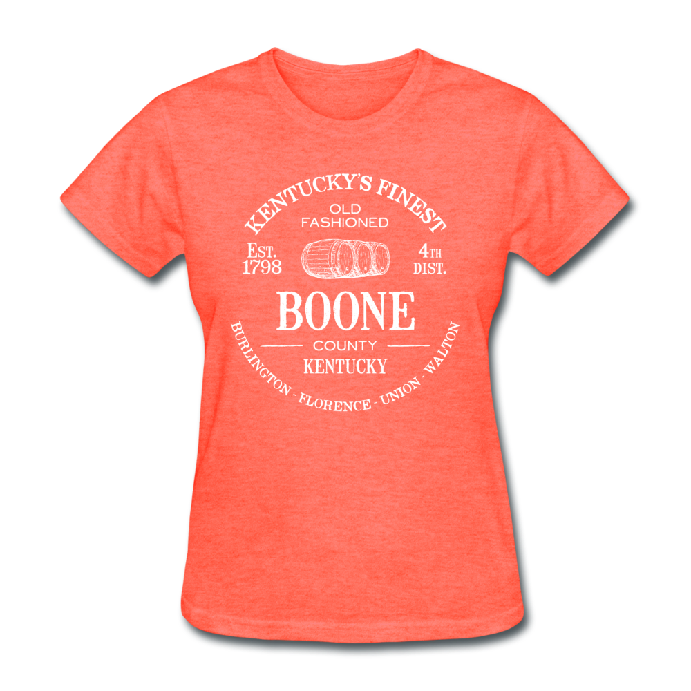 Boone County Vintage KY's Finest Women's T-Shirt - heather coral