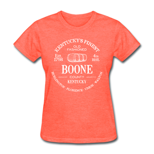 Boone County Vintage KY's Finest Women's T-Shirt - heather coral