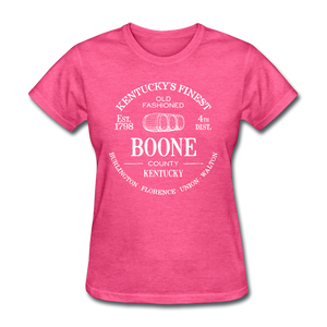 Boone County Vintage KY's Finest Women's T-Shirt - heather pink