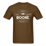 Boone County Vintage Banner T-Shirt - brown