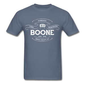 Boone County Vintage Banner T-Shirt - denim