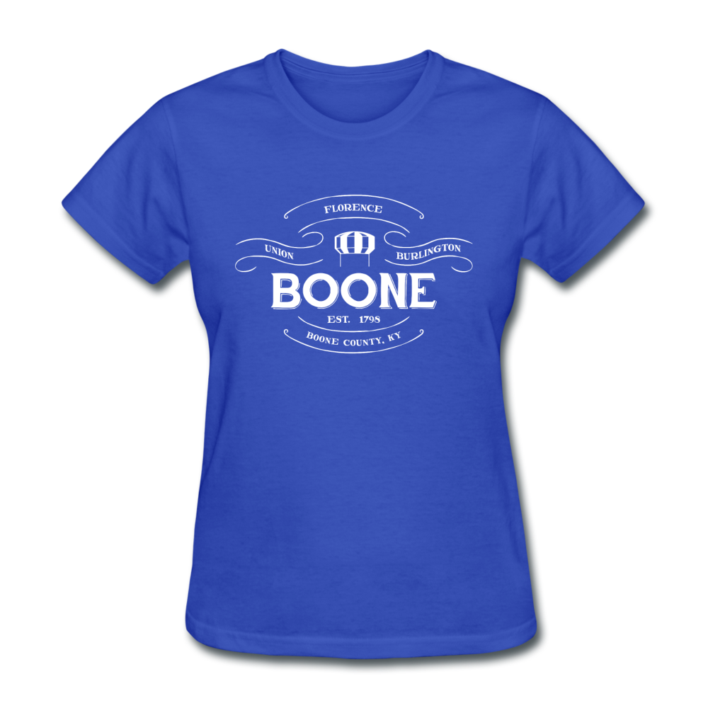 Boone County Vintage Banner Women's T-Shirt - royal blue