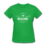 Boone County Vintage Banner Women's T-Shirt - bright green