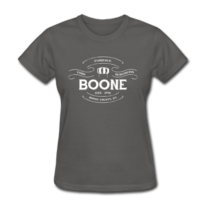 Boone County Vintage Banner Women's T-Shirt - charcoal