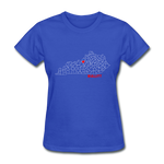 Bullitt County Map Women's T-Shirt - royal blue