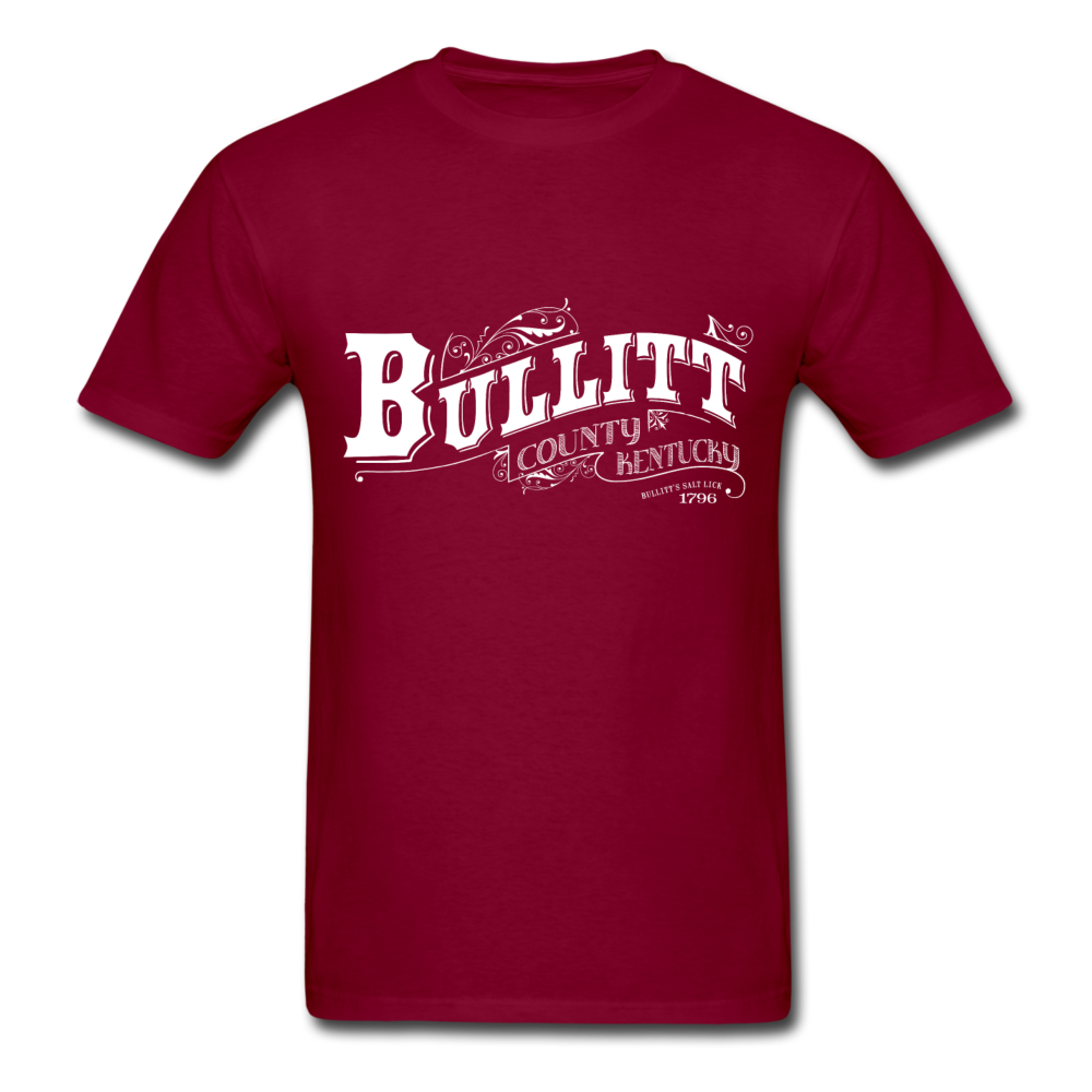 Bullitt County Ornate T-Shirt - burgundy