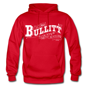 Bullitt County Ornate Hoodie - red