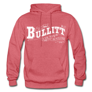 Bullitt County Ornate Hoodie - heather red