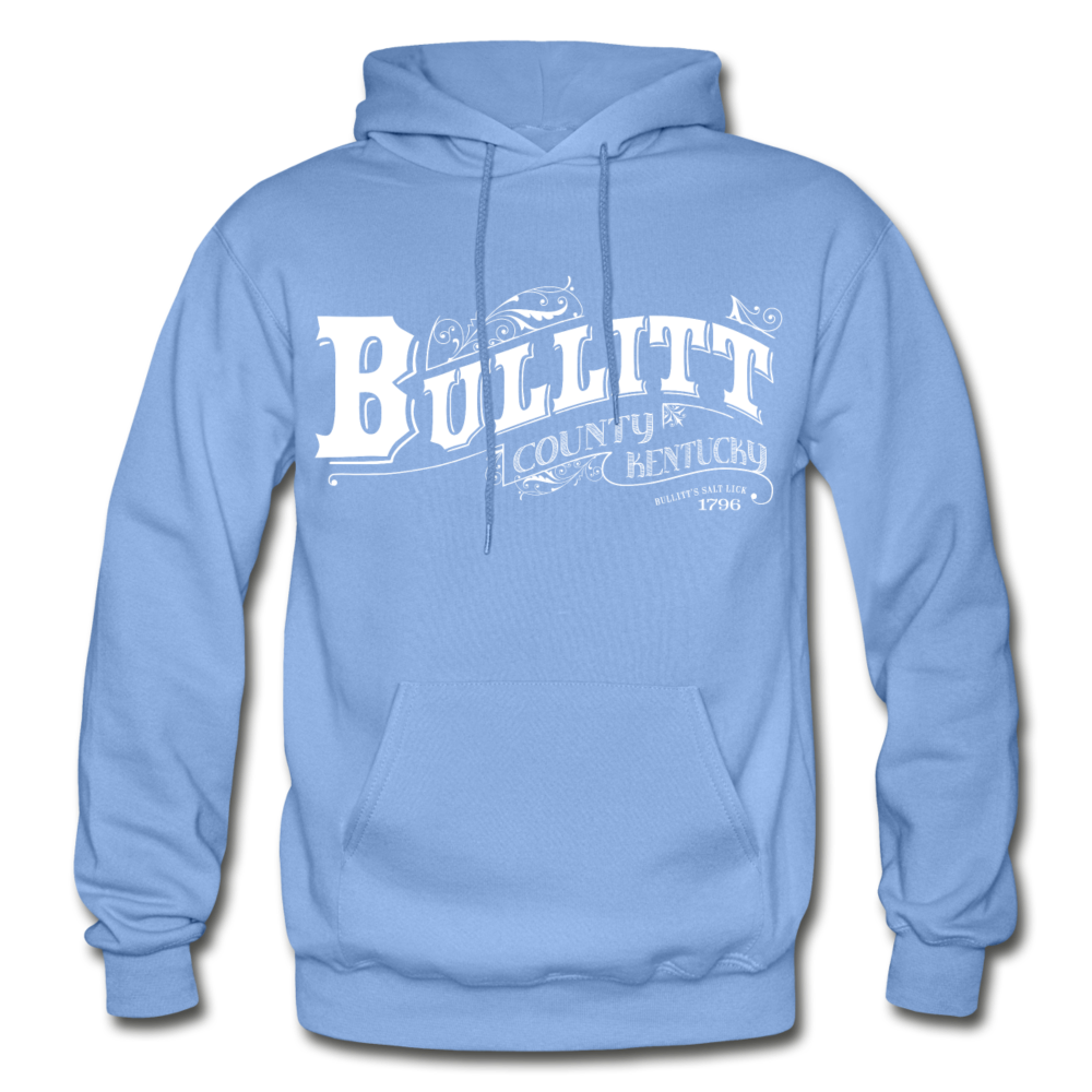 Bullitt County Ornate Hoodie - carolina blue