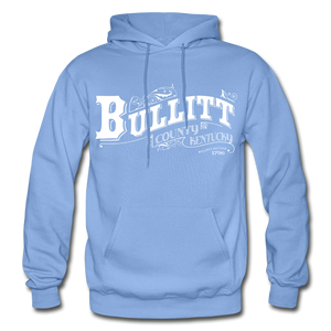 Bullitt County Ornate Hoodie - carolina blue