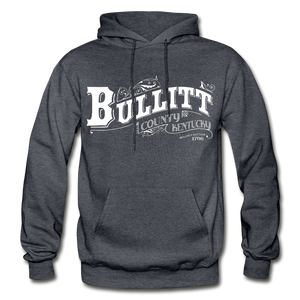 Bullitt County Ornate Hoodie - charcoal gray