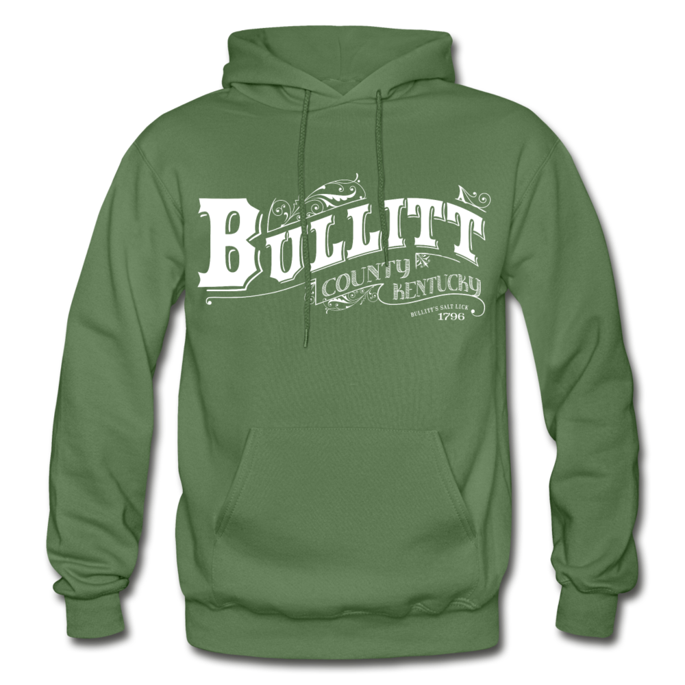 Bullitt County Ornate Hoodie - military green