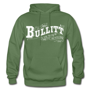 Bullitt County Ornate Hoodie - military green