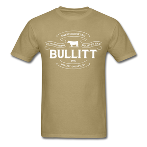 Bullitt County Vintage Banner T-Shirt - khaki