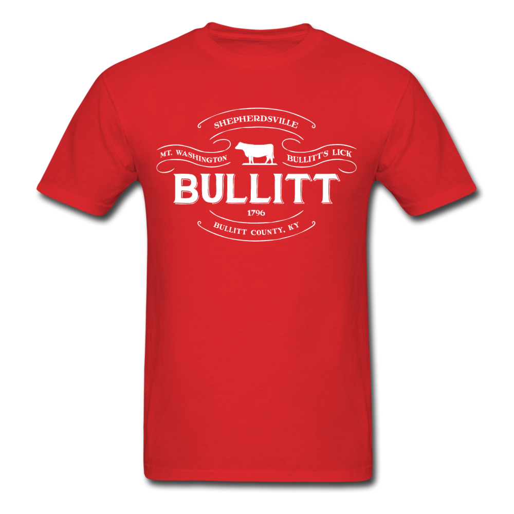 Bullitt County Vintage Banner T-Shirt - red