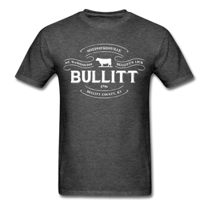 Bullitt County Vintage Banner T-Shirt - heather black