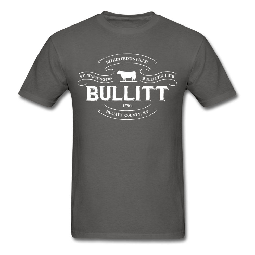 Bullitt County Vintage Banner T-Shirt - charcoal